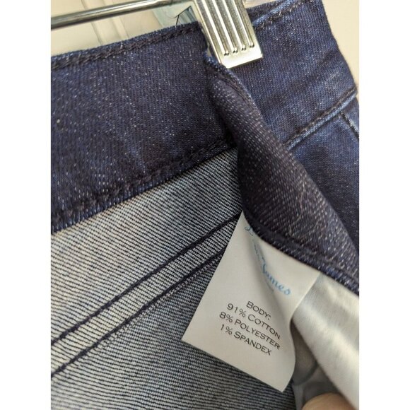 Draper James Women's Dark Wash High Waisted Denim Flare Jeans Size 28‎ - Picture 8 of 11